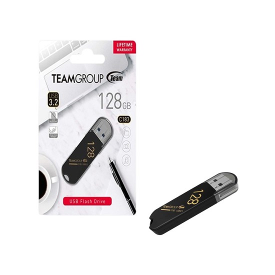 Team Group Pendrive C183 128GB USB 3.2 Black Team Group Pendrive C183 128GB USB 3.2 Black